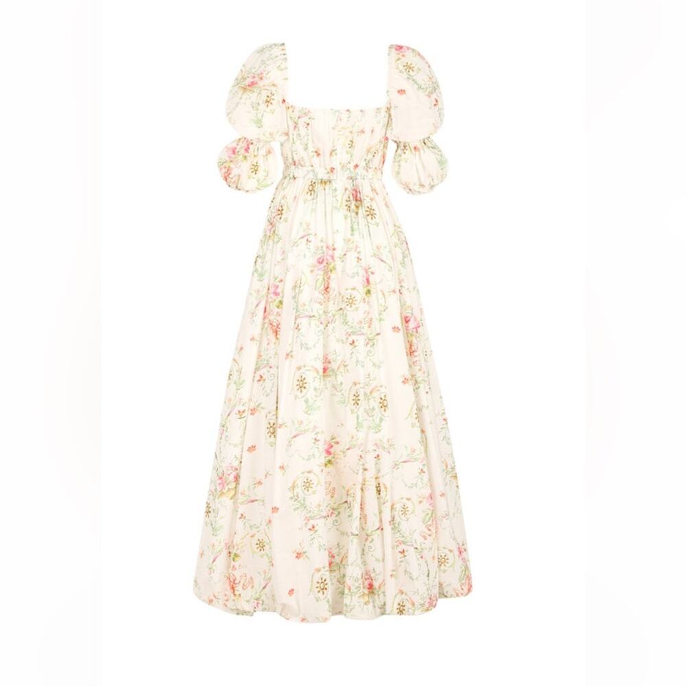 New Maison Amory Romance Galore Maxi Dress in Neon Princess Floral Sz 1X - Picture 3 of 12